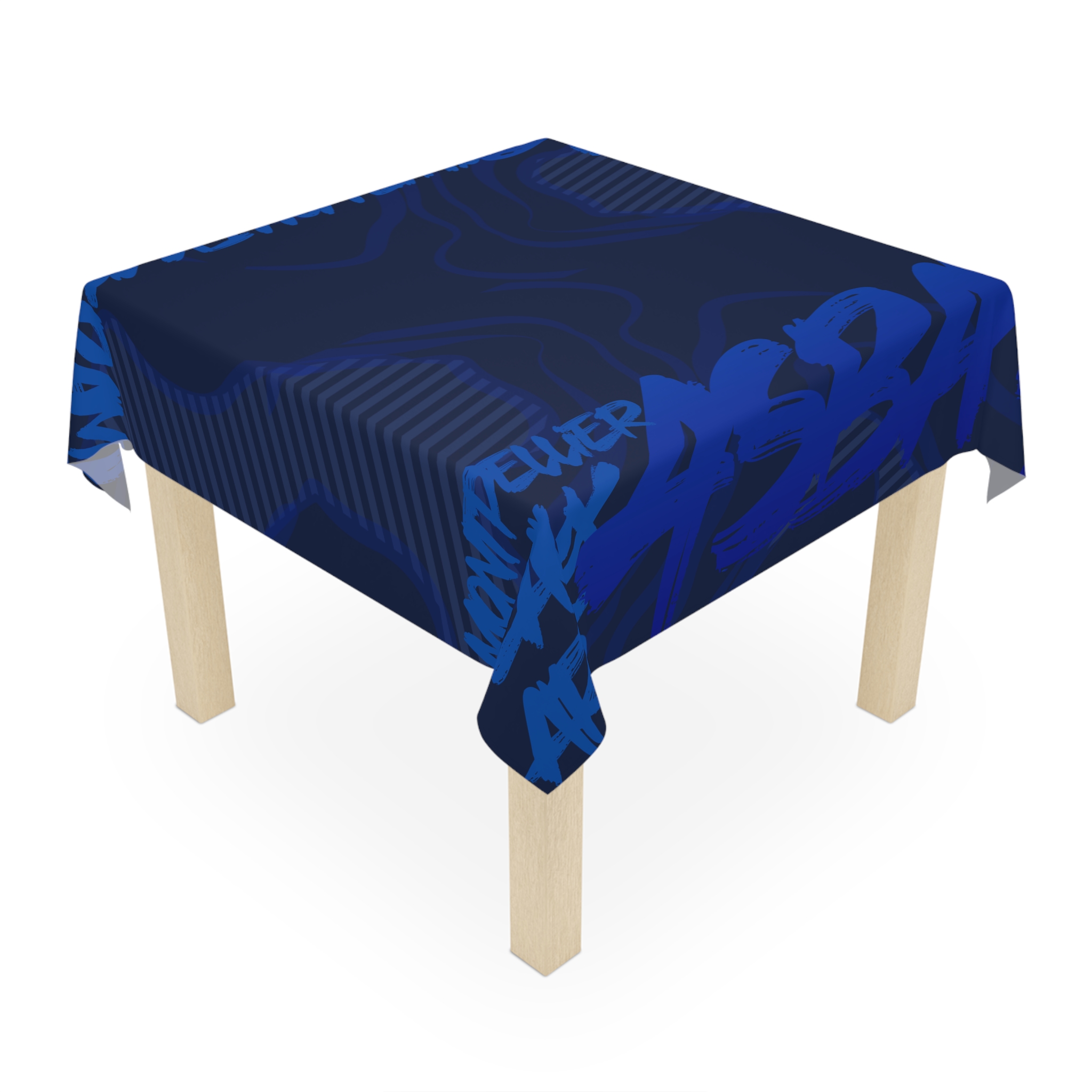 đœïž Nappe Ă©lĂ©gante ASBAM Bleu Marine : DĂ©cor de table haut de gamme pour occasions spĂ©ciales â Image 2