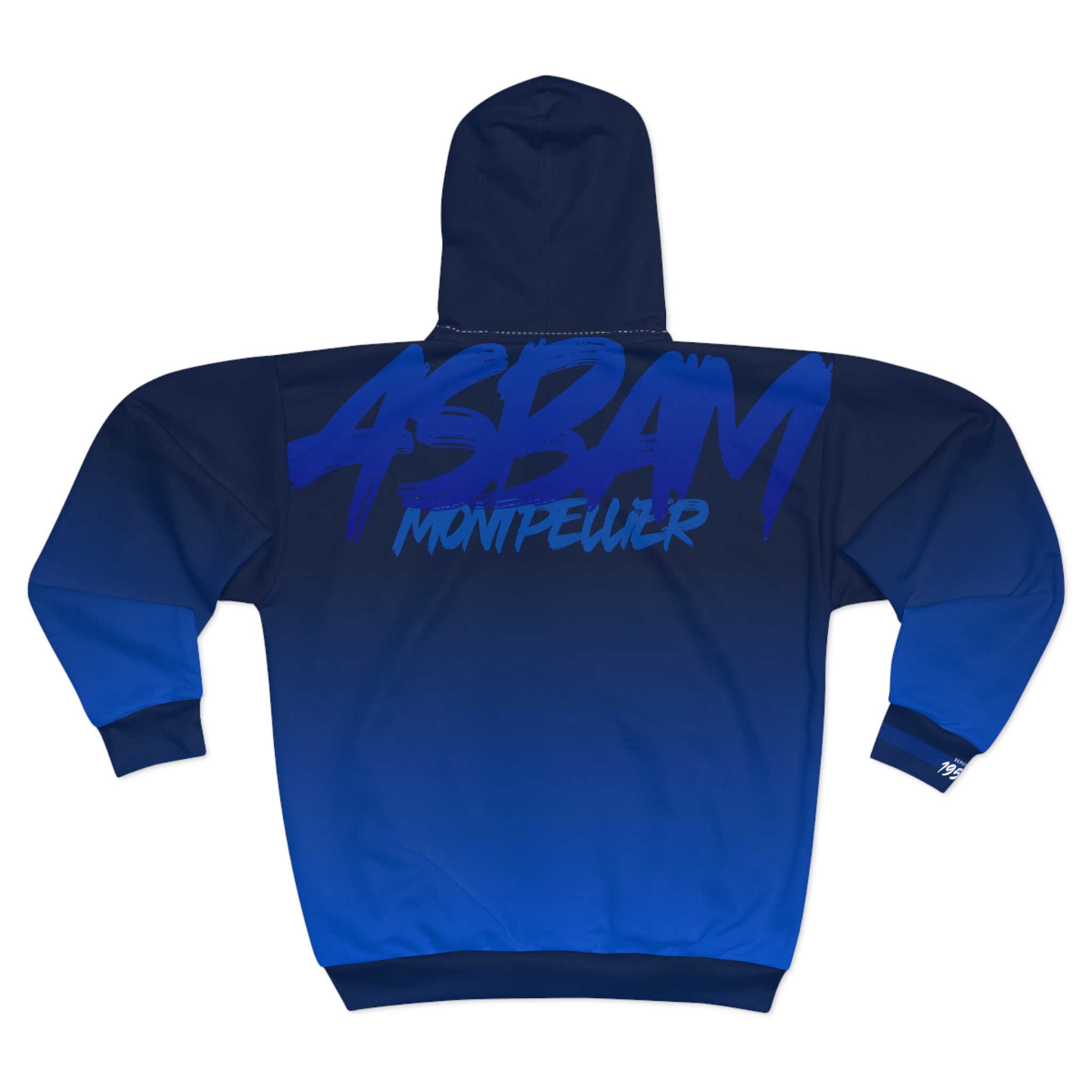 🎨 Sweat à capuche zippé ASBAM Gradient Unisexe : Style vibrant et confort 100% Polyester – Image 2