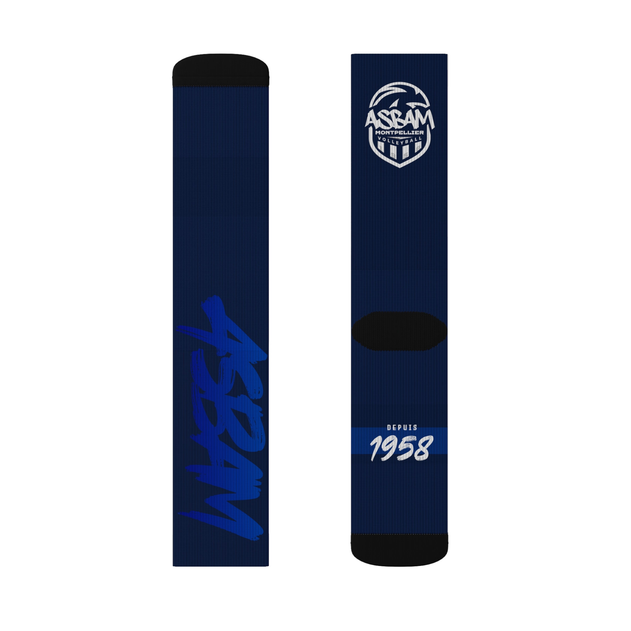 🧦 Chaussettes sport ASBAM à doublure polaire : Confort ultime et esprit d'équipe personnalisé – Image 7