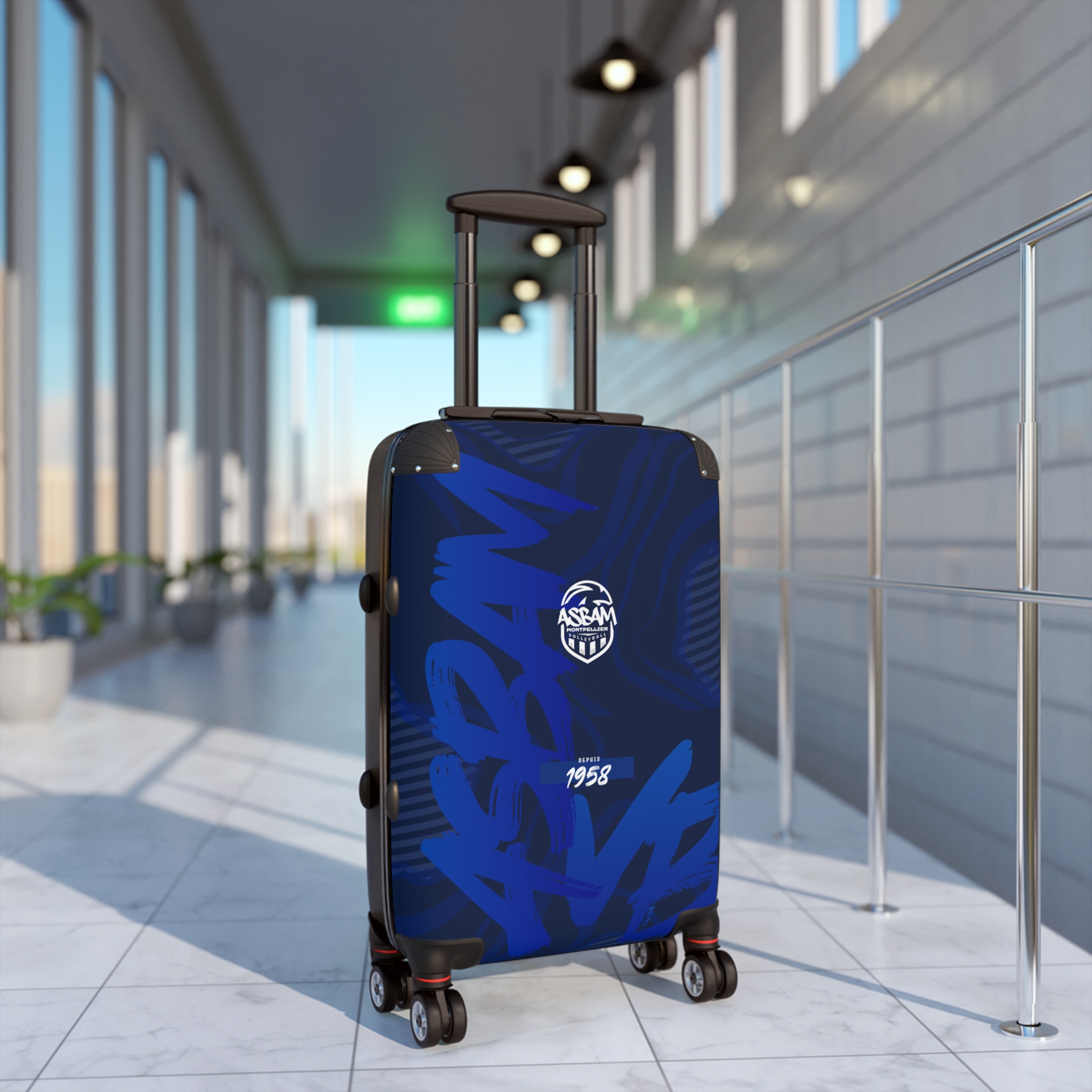 ✈️ Valise de voyage ASBAM personnalisée : Style, sécurité et maniabilité 360° – Image 3