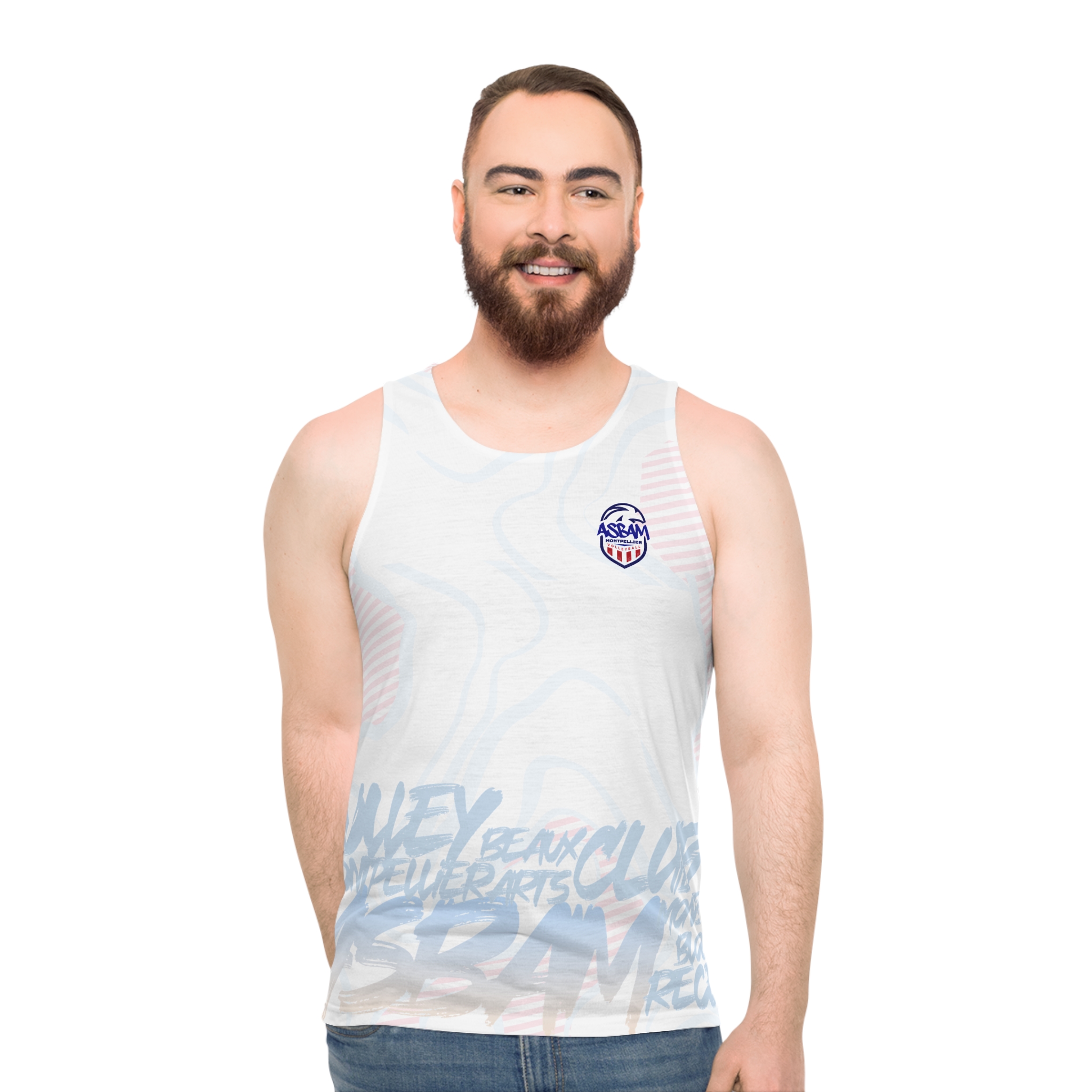 đïž DĂ©bardeur ASBAM Beach Unisexe : Respirant, recyclĂ© et idĂ©al pour l'Ă©tĂ© â Image 3