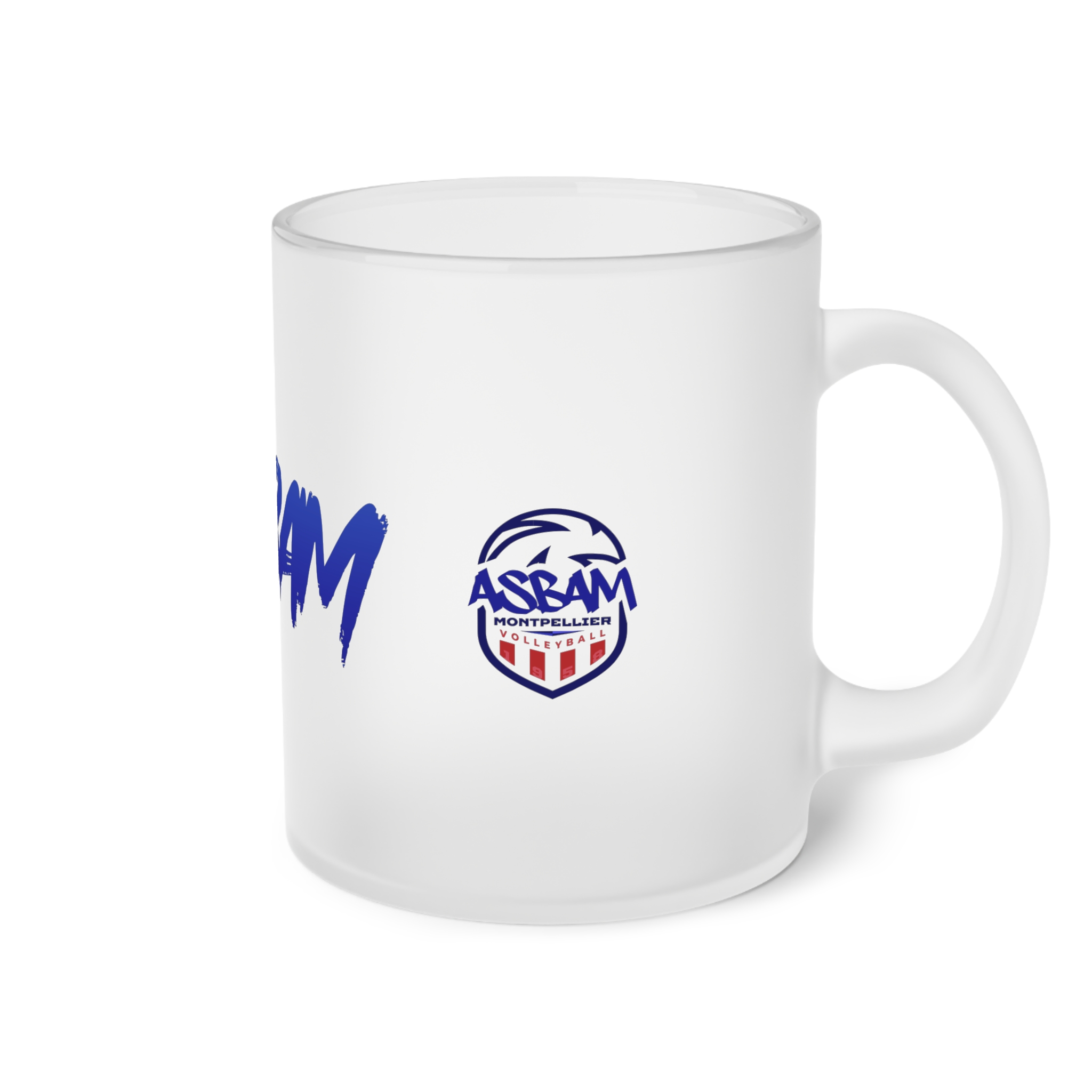 Mug en Verre dépoli ASBAM – L'élégance moderne au service du club – Image 4