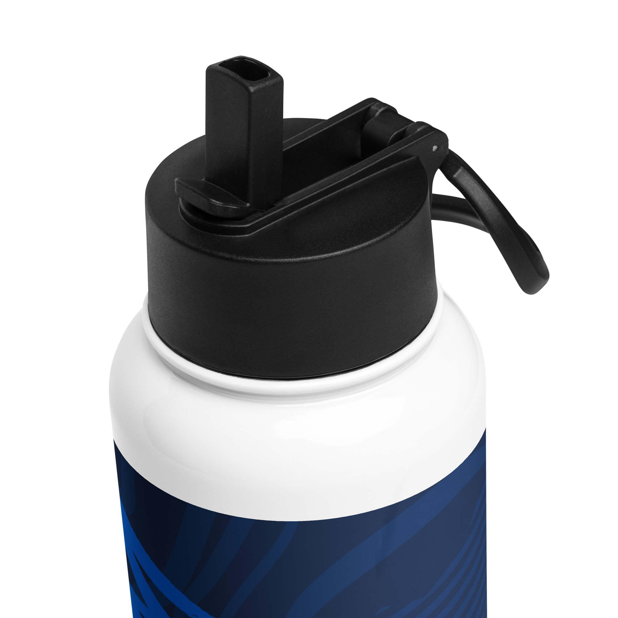 Bouteille d'eau en acier inoxydable avec paille – Image 7