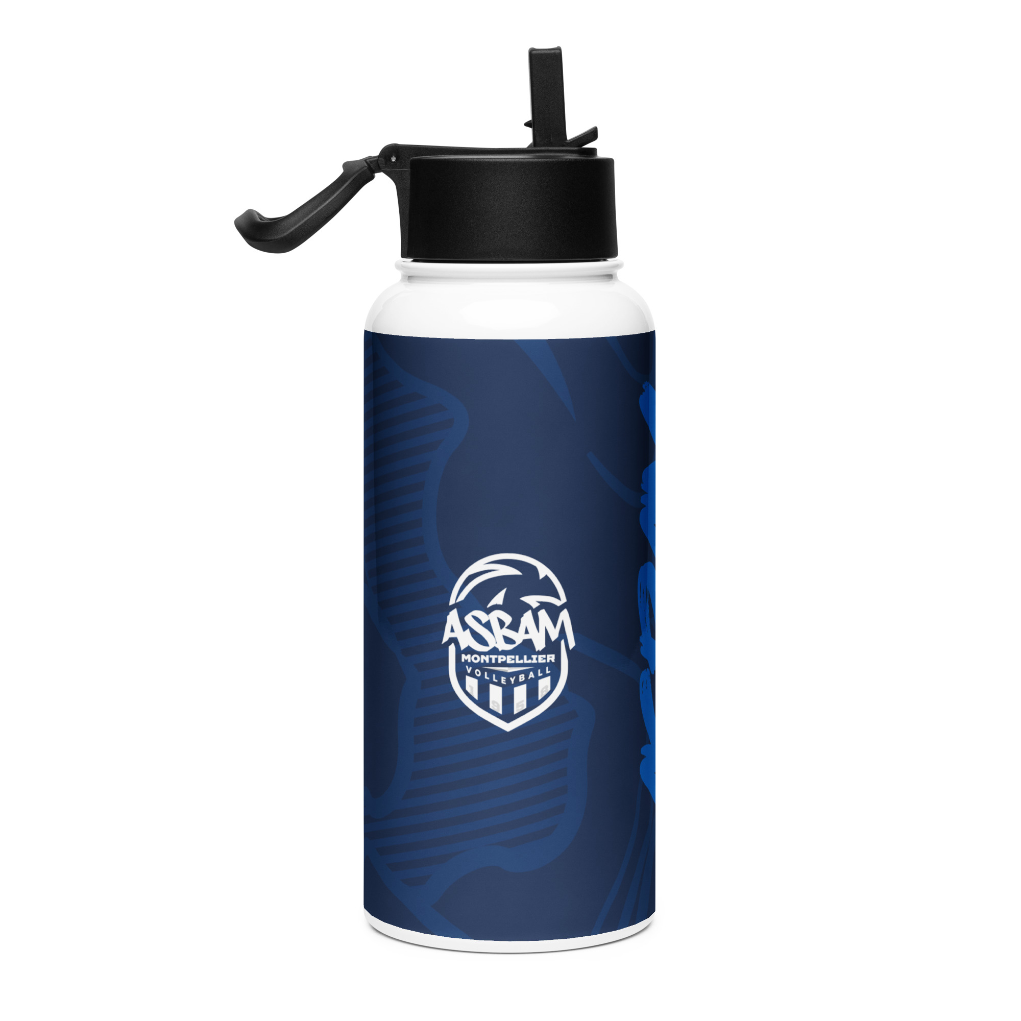 Bouteille d'eau en acier inoxydable avec paille – Image 4