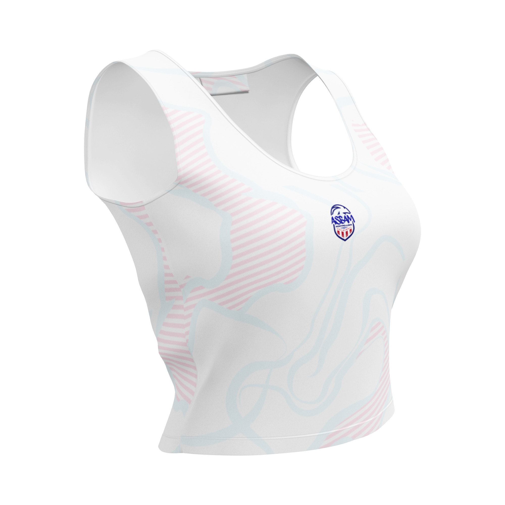 Crop-top Extérieur Beach Volley ASBAM