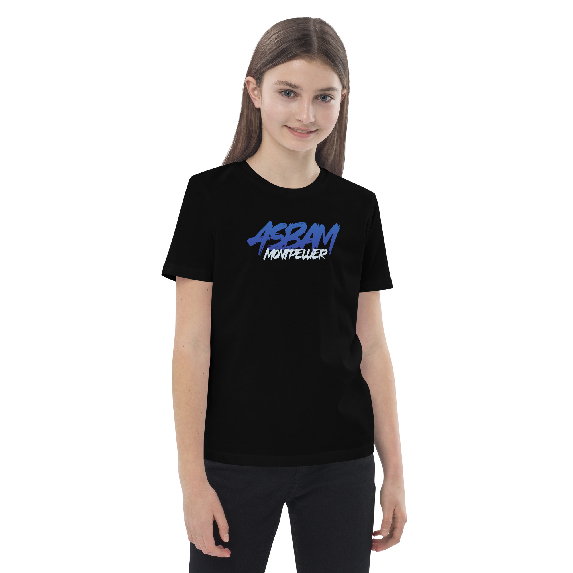 T-shirt Coton Bio Enfant ASBAM Domicile — ASBAM Volleyball Montpellier