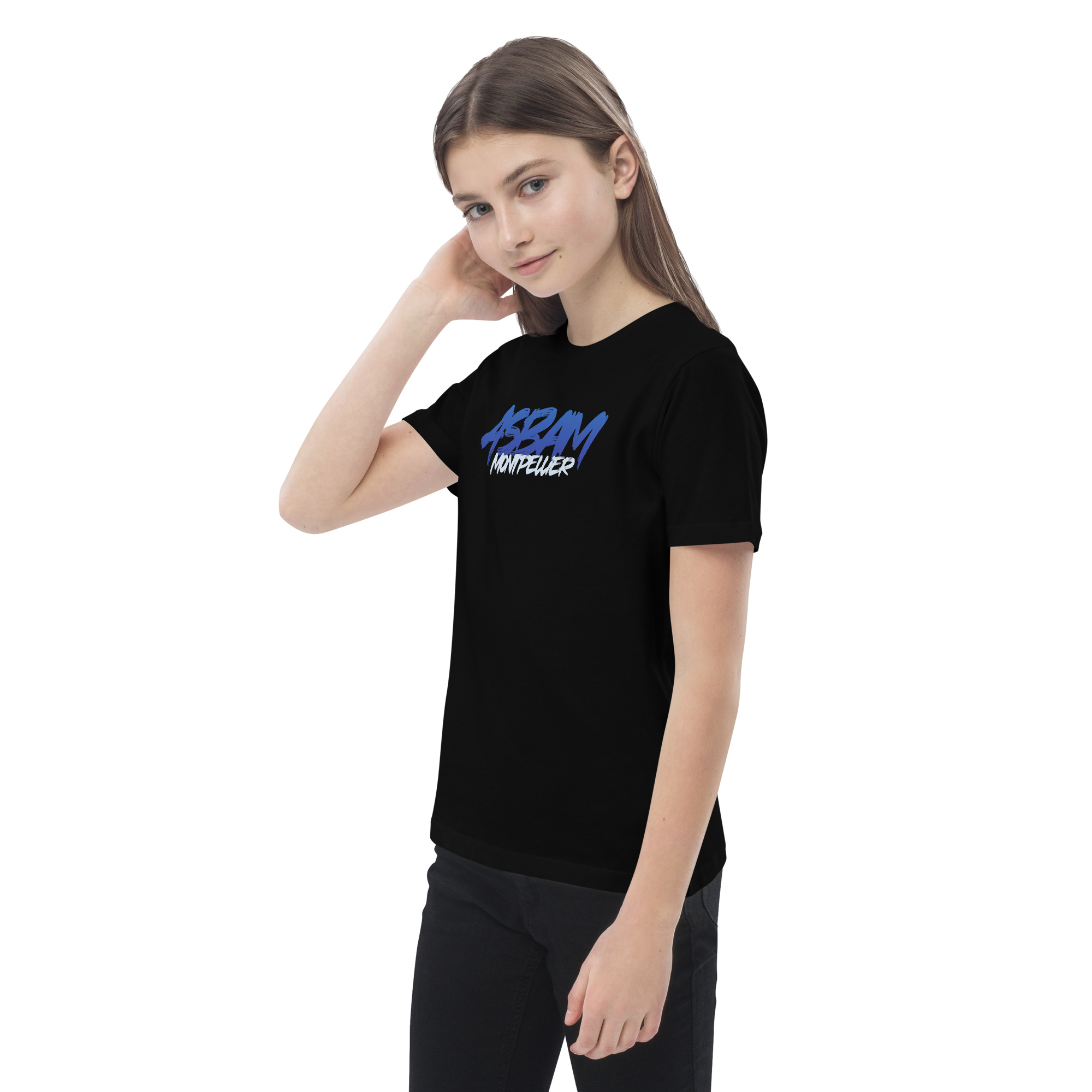 T-shirt Coton Bio Enfant ASBAM Domicile – Image 4