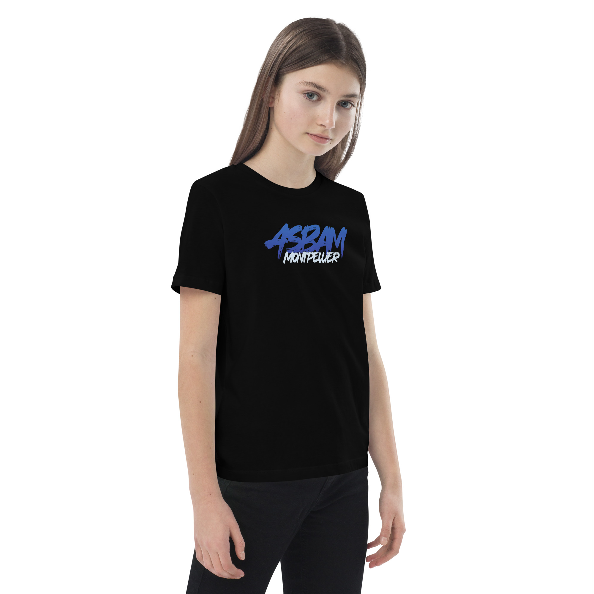 T-shirt Coton Bio Enfant ASBAM Domicile – Image 3