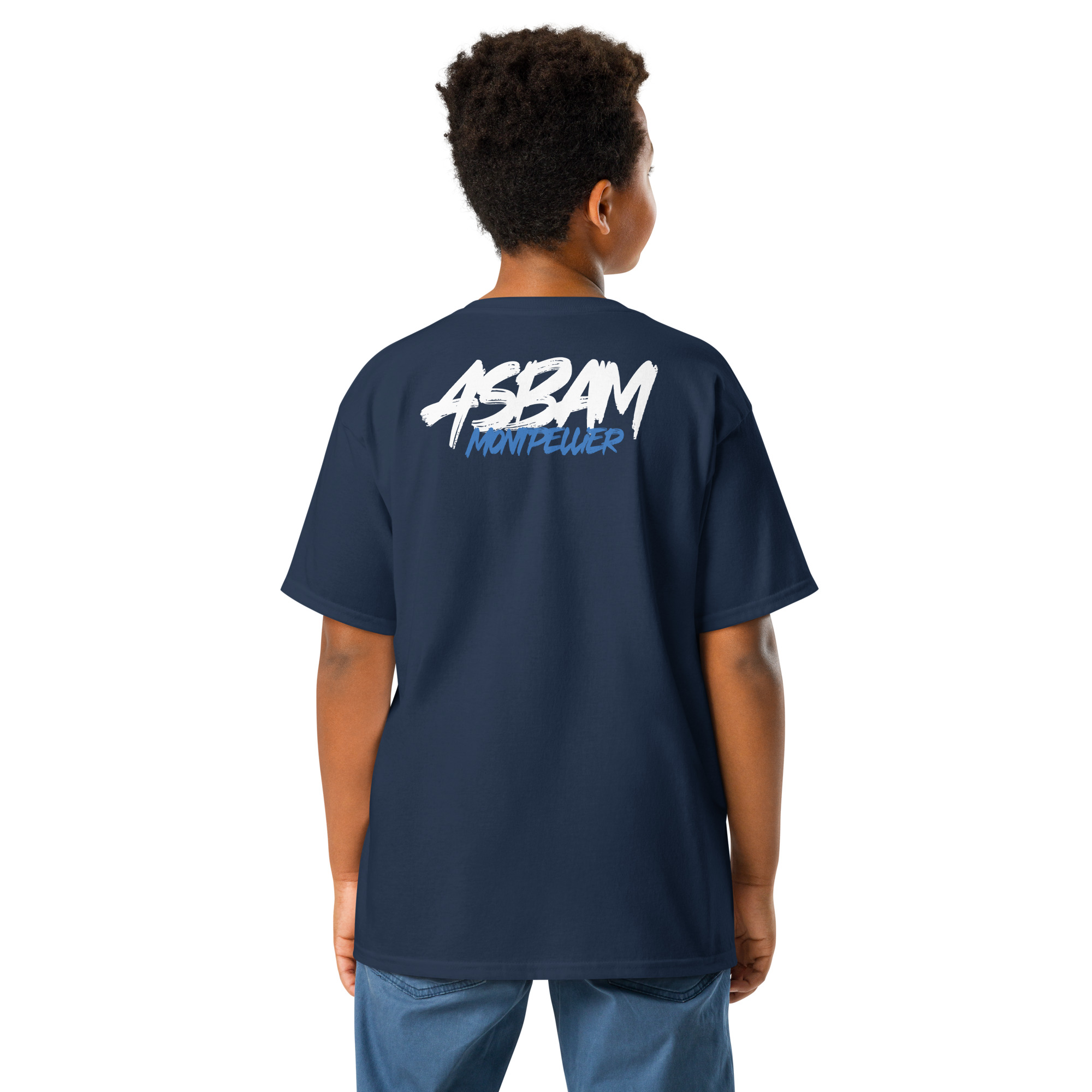 T-shirt Classique Enfant ASBAM Domicile — ASBAM Volleyball Montpellier