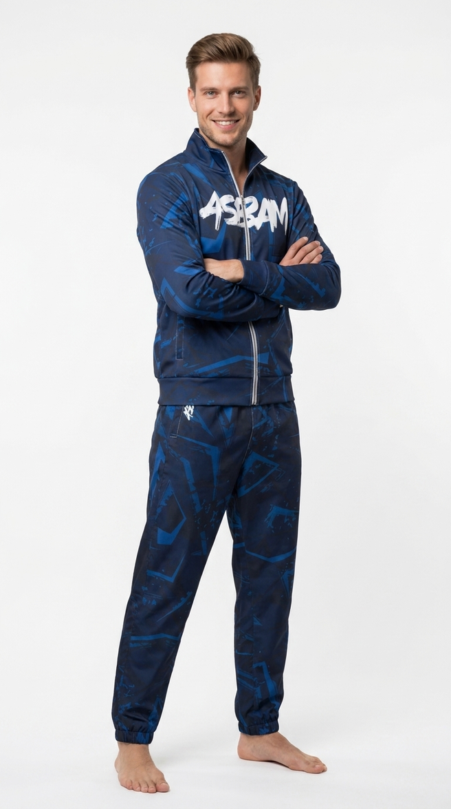 Look complet ASBAM Nova : veste et pantalon de survêtement assortis