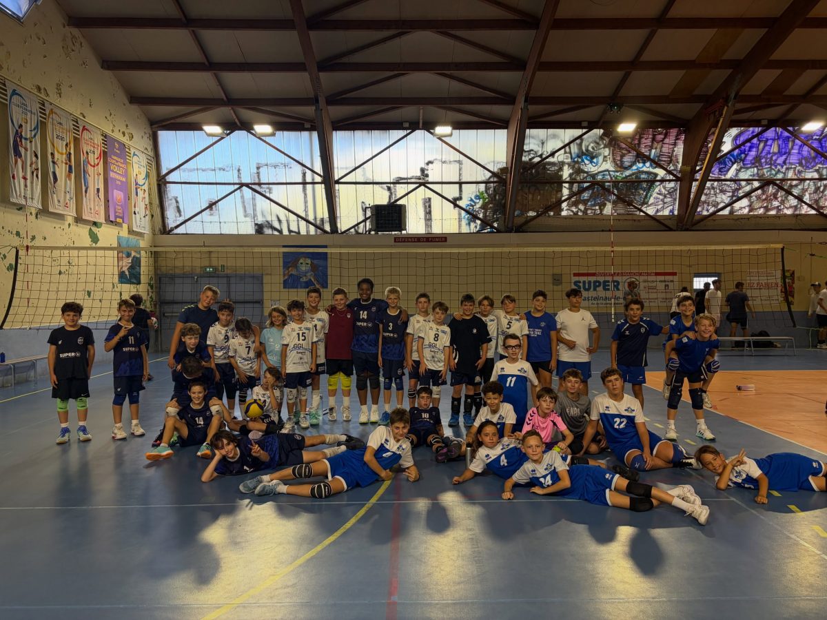 Photo de groupe des jeunes joueurs réunis pour le tournoi des M13 garçons de l’ASBAM Montpellier